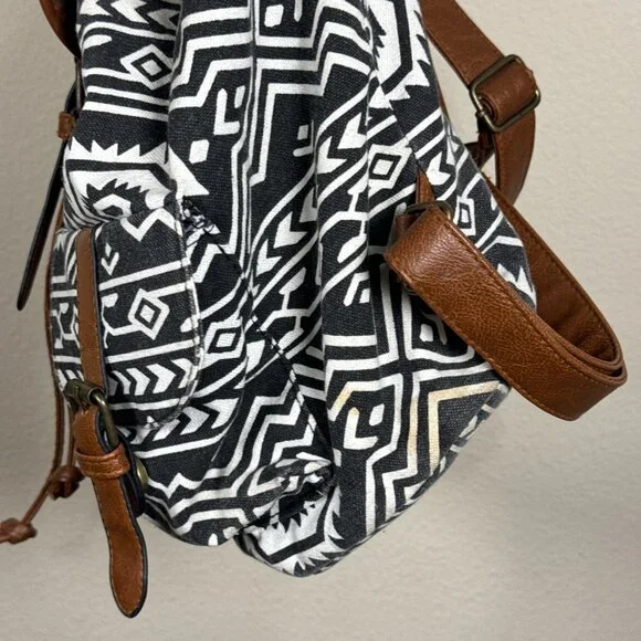 Tribal Print Ortega Backpack Outdoor Natural Southwest Aztec Style Adult Bag - Picture 3 of 7